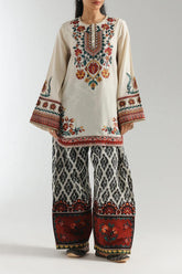 Stylish Women's Stitched Shirt and Trouser Set - 2 Pcs