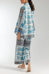 Stylish Printed Shirt and Trouser Set - 2 Pcs