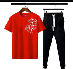 Micro Interlock Printed Track Suit Lion