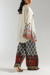 Stylish Women's Stitched Shirt and Trouser Set - 2 Pcs