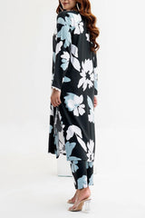 Stylish Women's Stitched Printed Shirt And Trouser Set - 2 Pcs